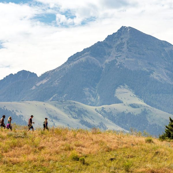photo of people hiking at Sage Lodge